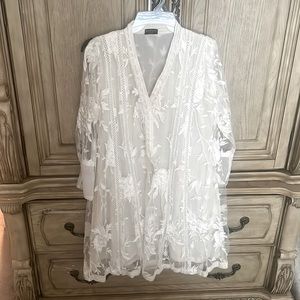 Off-White Kurta Agha-Noor. Size US Large